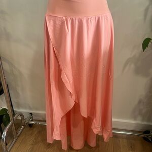 HALARA Asymmetrical Peach Skirt